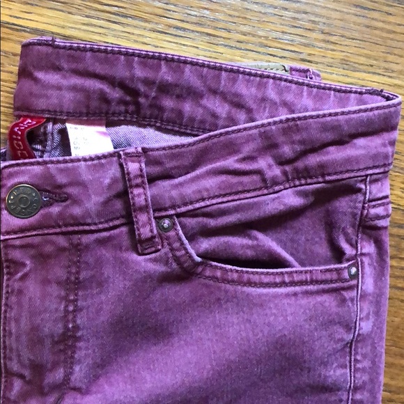 Burgundy skinny jeans, H&M, size US 10. - Picture 2 of 5